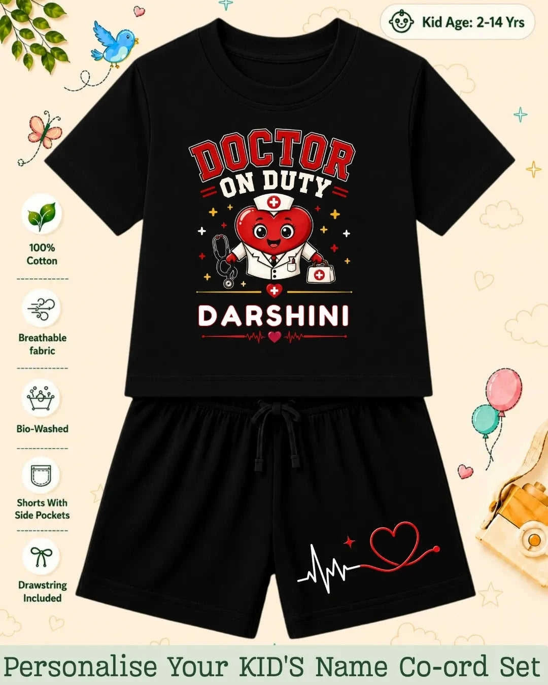 Future Professionals Kid's Co-ord Set Swiftsoul