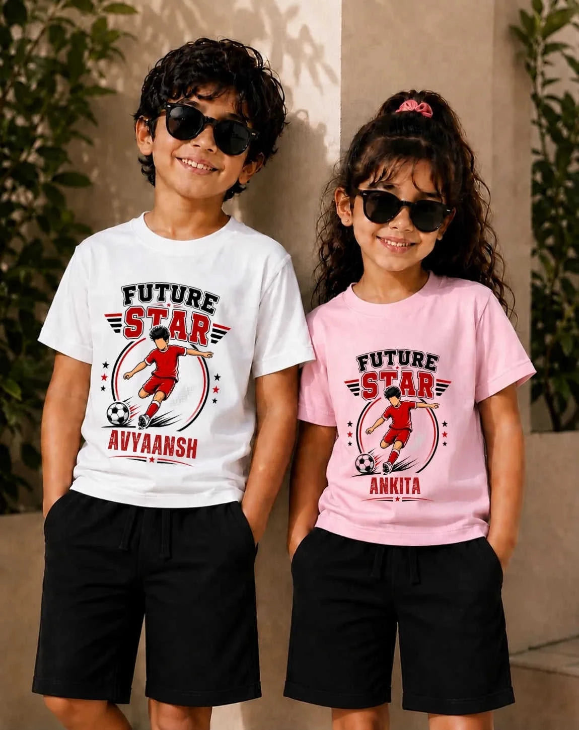 Future Sport Star Custom Kid Co-ord Set Swiftsoul