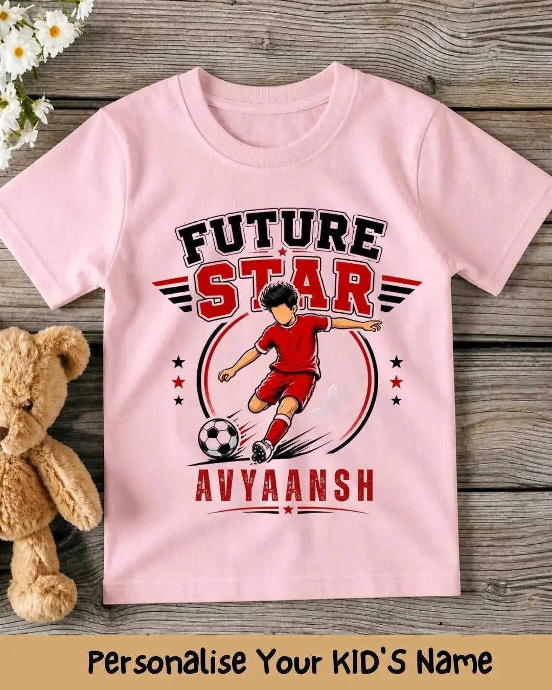Future Sport Star Custom Kid Cotton Tee Swiftsoul