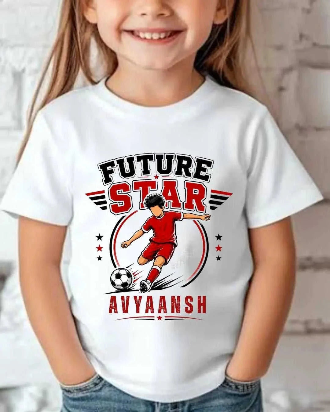 Future Sport Star Custom Kid Cotton Tee Swiftsoul