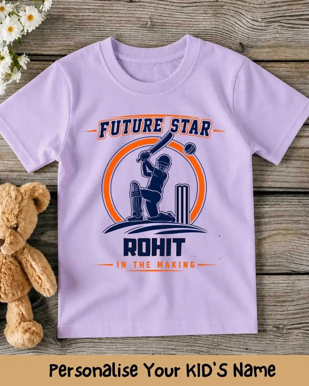 Future Sport Star Custom Kid Cotton Tee Swiftsoul