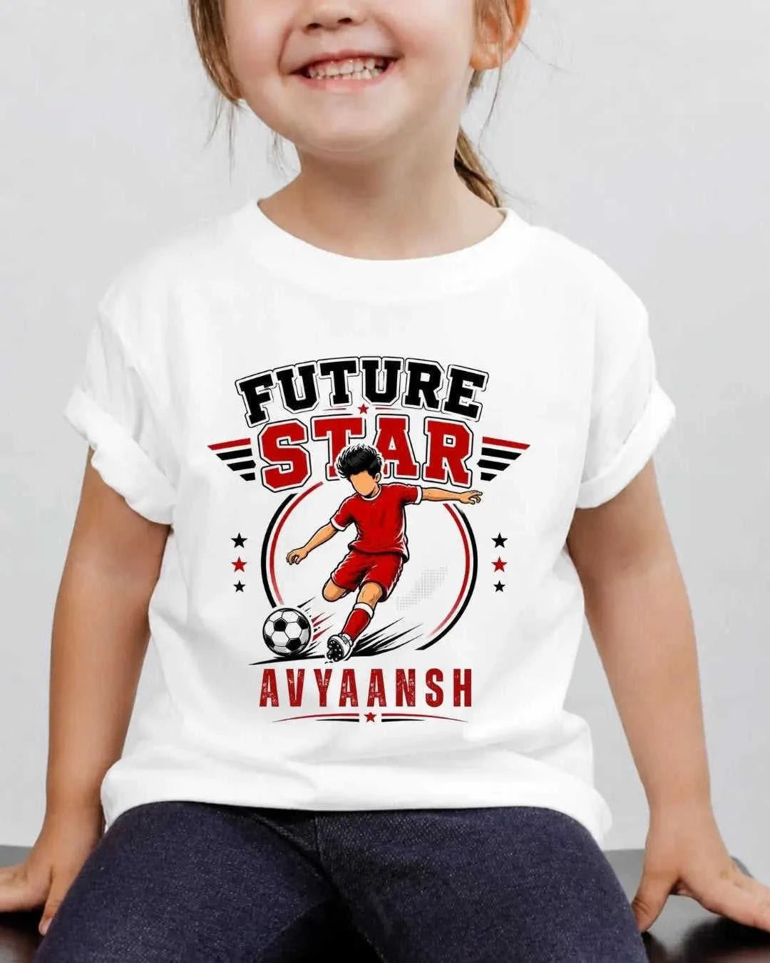 Future Sport Star Custom Kid Cotton Tee Swiftsoul