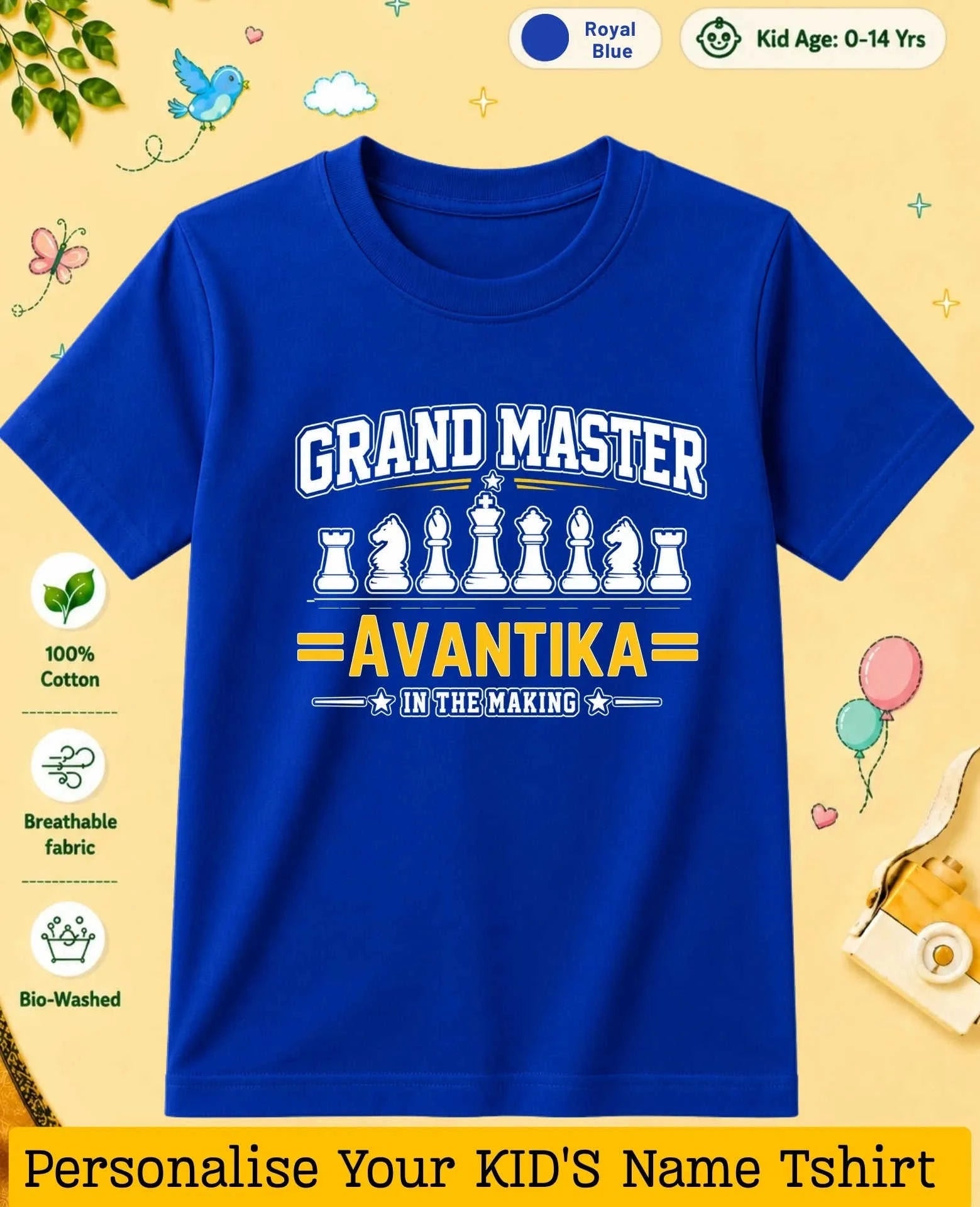 Future Sport Star Custom Kid Cotton Tshirt Swiftsoul