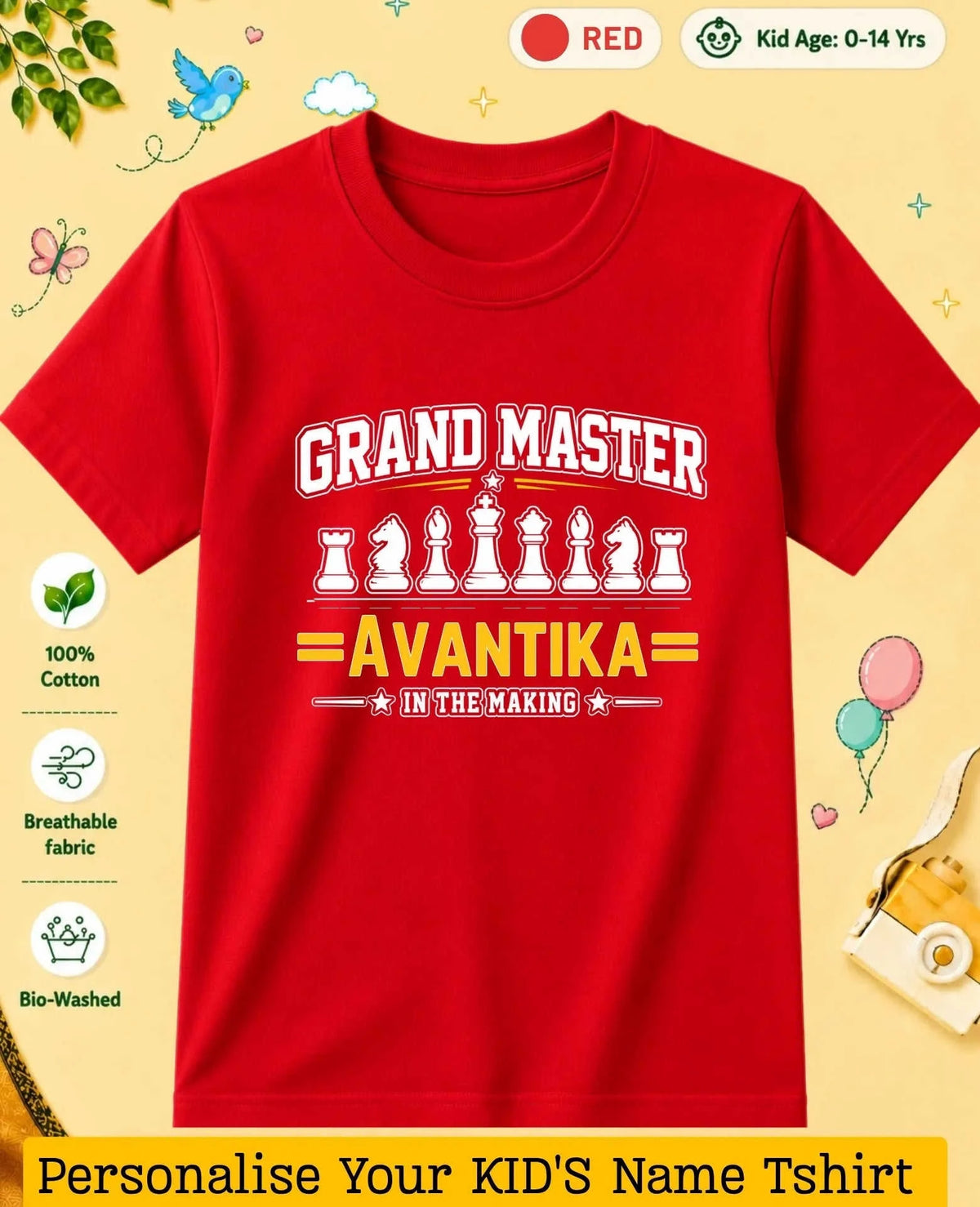 Future Sport Star Custom Kid Cotton Tshirt Swiftsoul