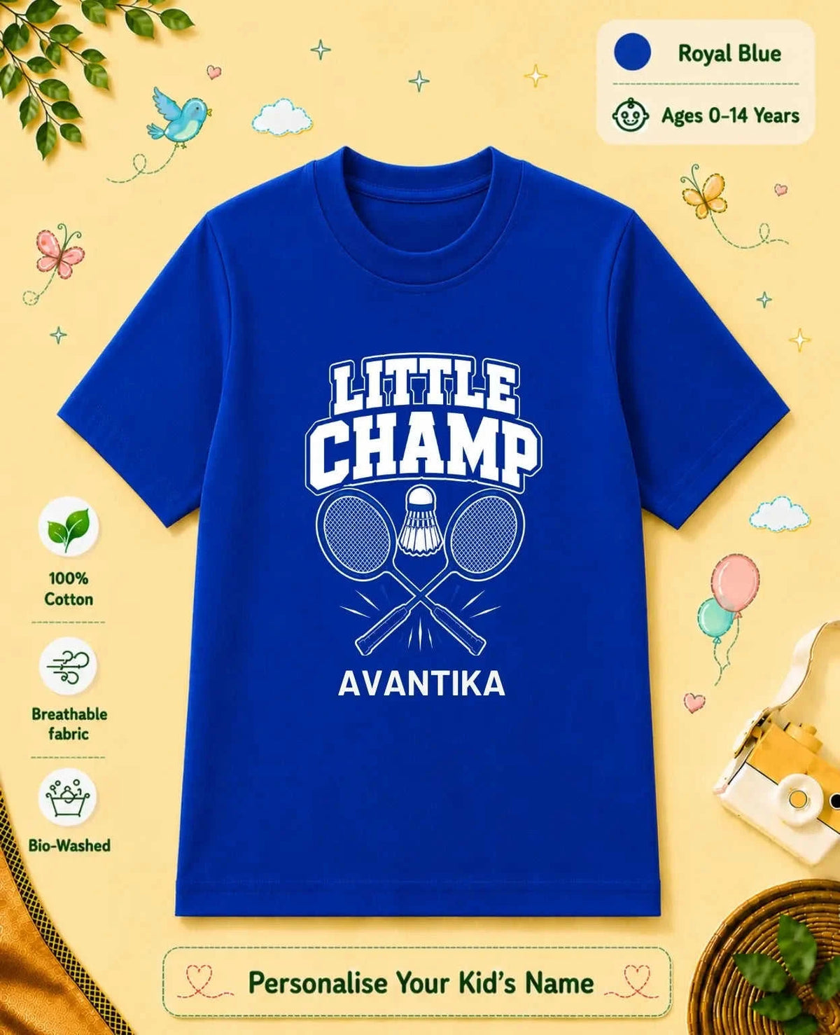 Future Sport Star Custom Kid Cotton Tshirt Swiftsoul