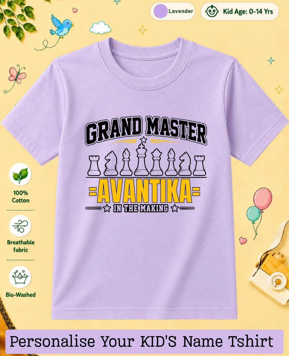 Future Sport Star Custom Kid's Cotton Tee Swiftsoul