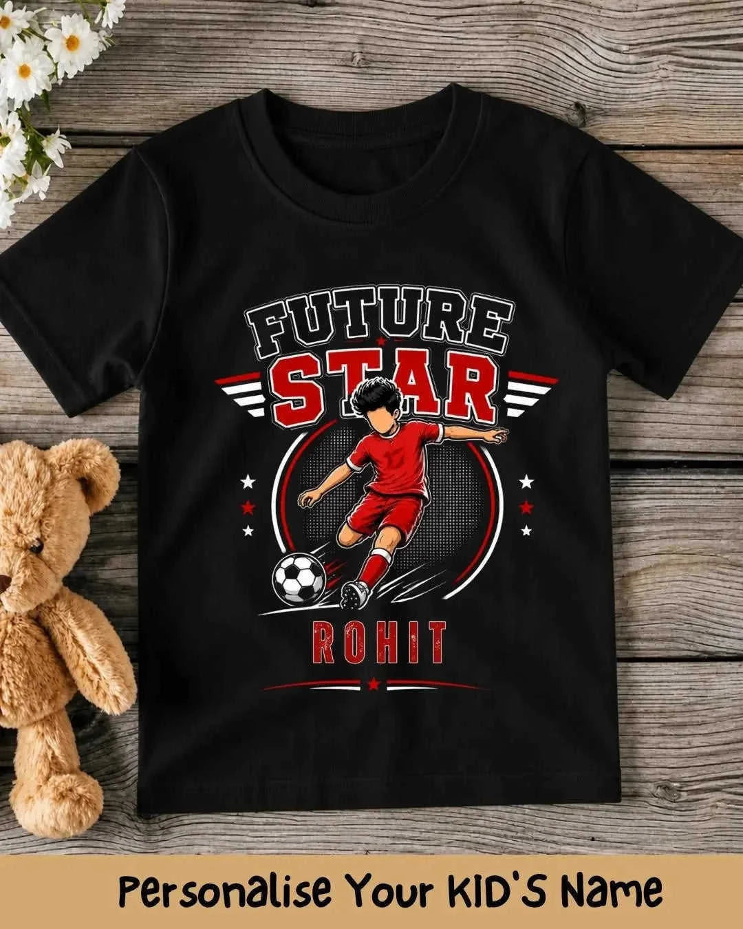 Future Sport Star Custom Kid's Cotton Tee Swiftsoul