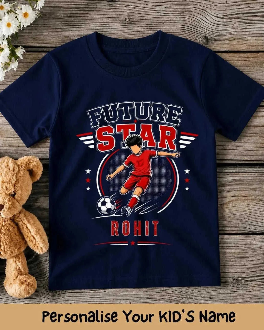 Future Sport Star Custom Kid's Cotton Tee Swiftsoul