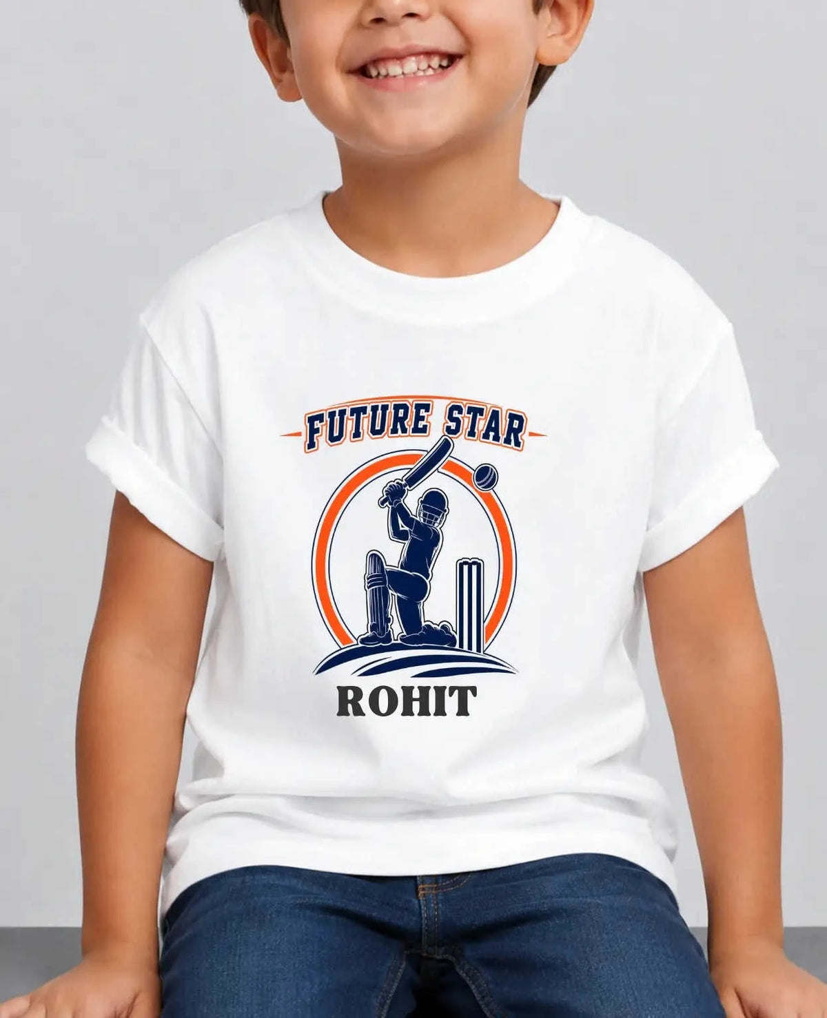 Future Sport Star Custom Kid's Cotton Tee Swiftsoul