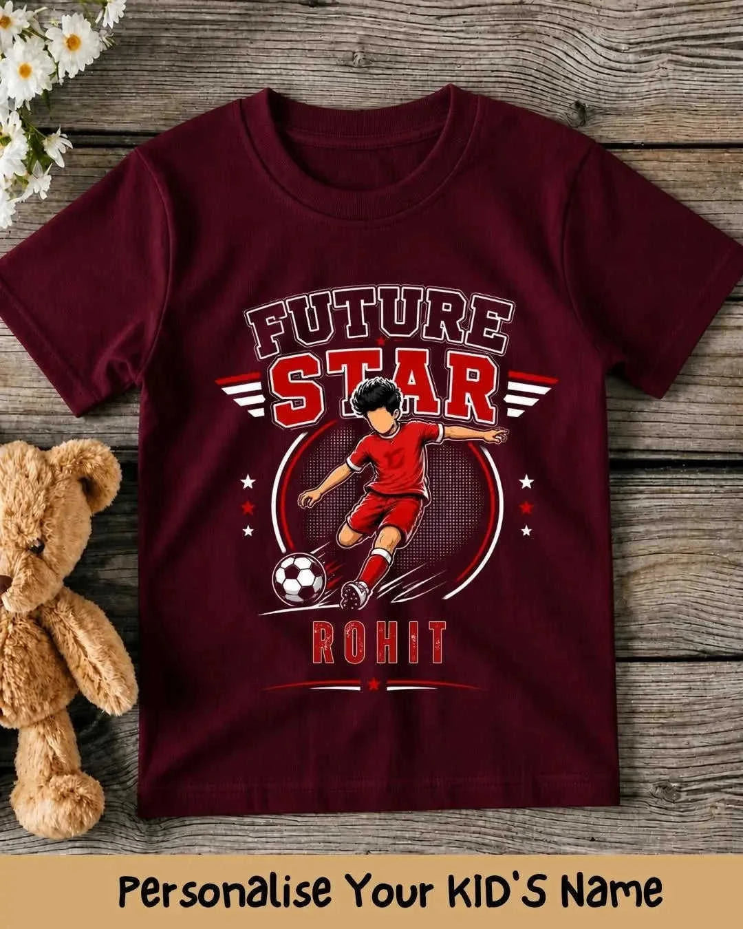 Future Sport Star Custom Kid's Cotton Tee Swiftsoul