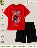 Future Sport Star Kid Custom Co-ord Set Swiftsoul