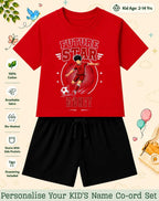 Future Sport Star Kid Custom Co-ord Set Swiftsoul