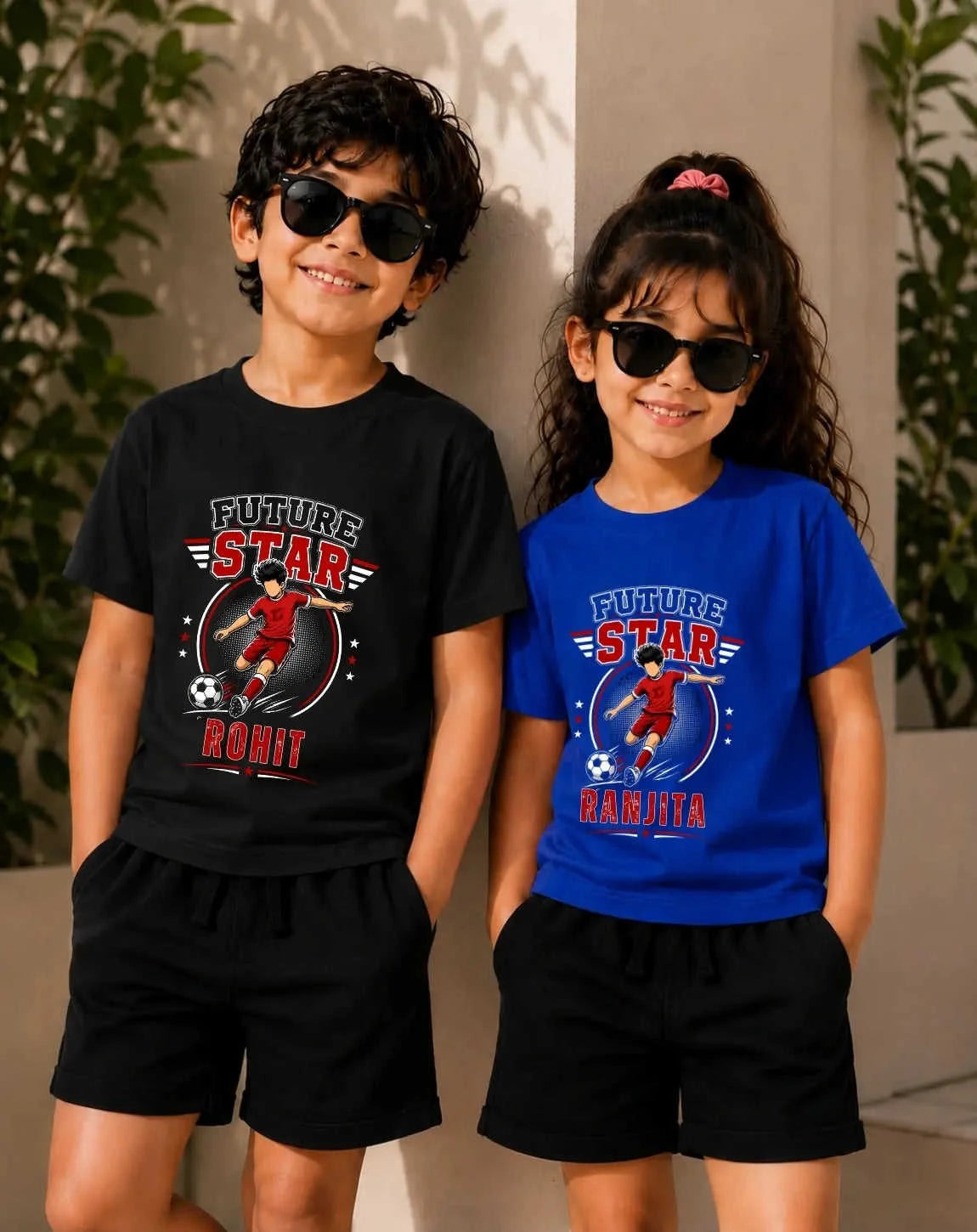 Future Sport Star Kid Custom Co-ord Set Swiftsoul