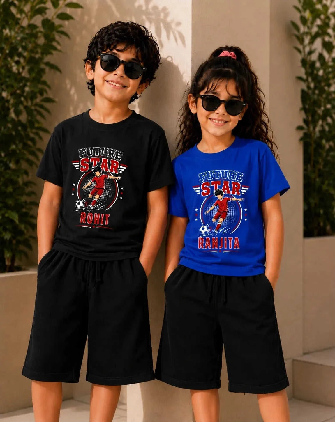 Future Sport Star Kid's Custom Co-ord Set Swiftsoul