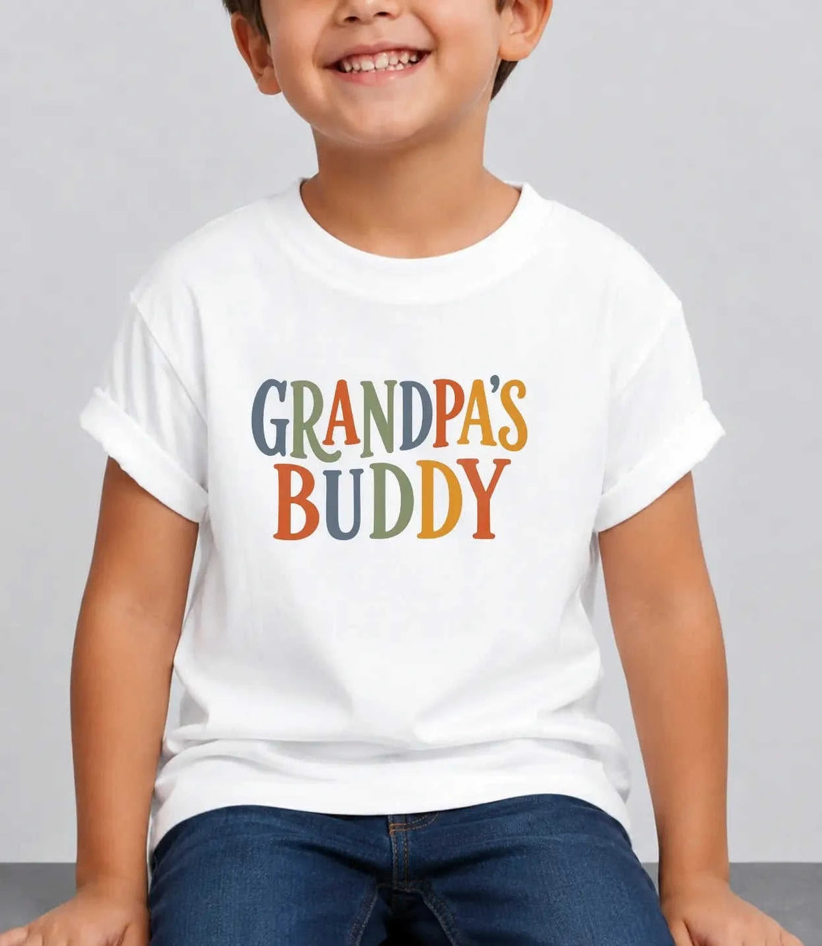 Grandpa & Grandma's Blessing kids Cotton Tee Swiftsoul