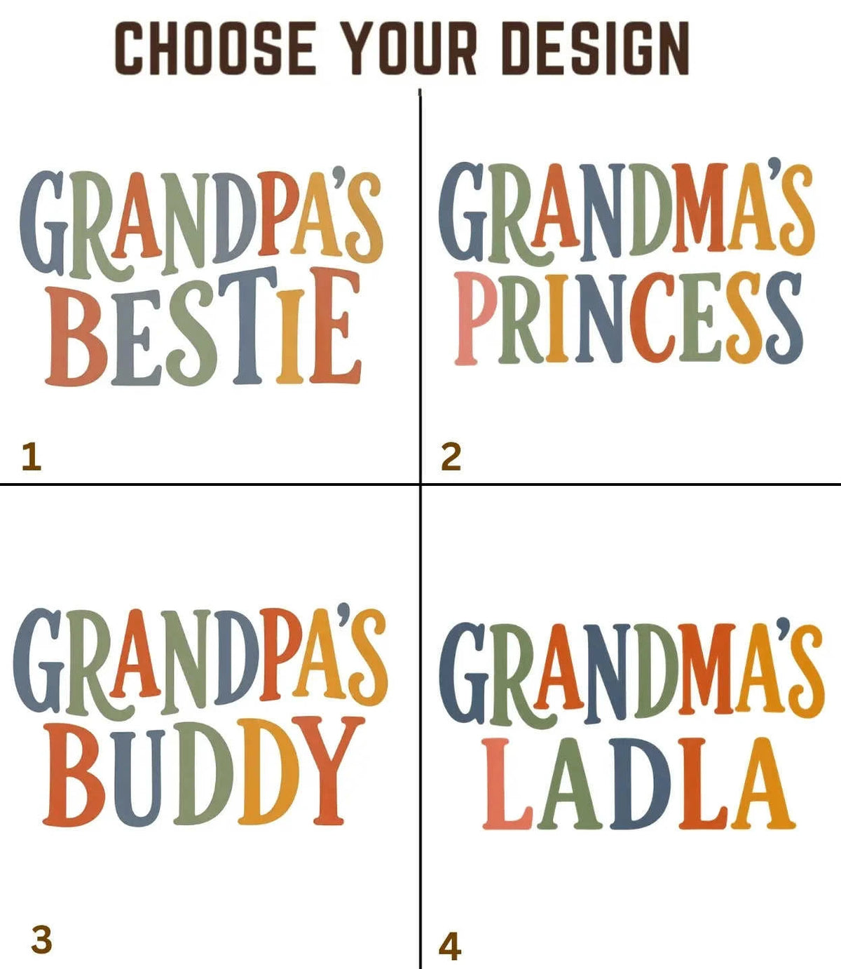 Grandpa & Grandma's Blessing kids Cotton Tee Swiftsoul