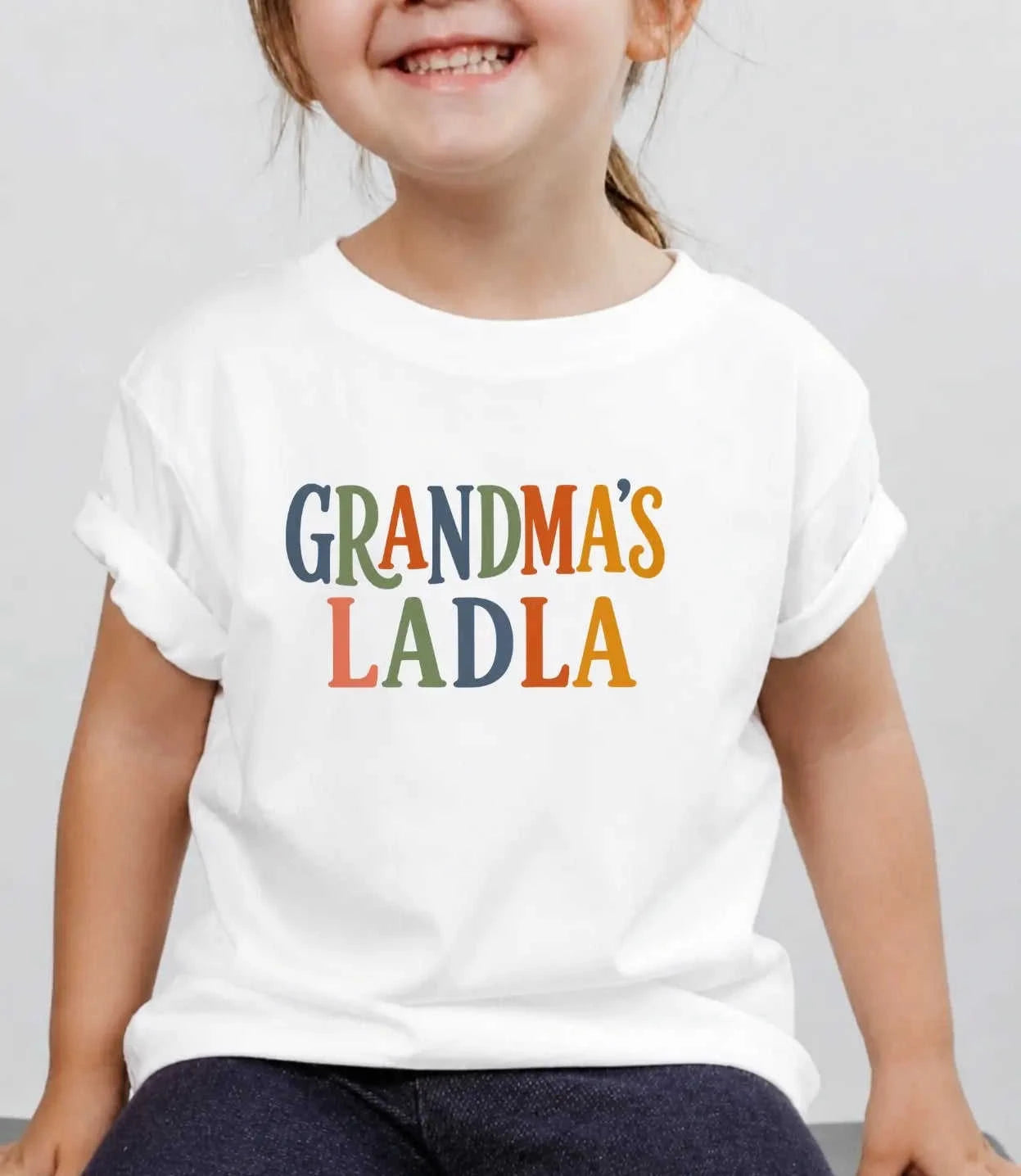 Grandpa & Grandma's Blessing kids Cotton Tee Swiftsoul