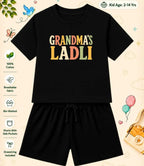 Grandpa & Grandma's Favorite  Kid  Co-ord Set Swiftsoul