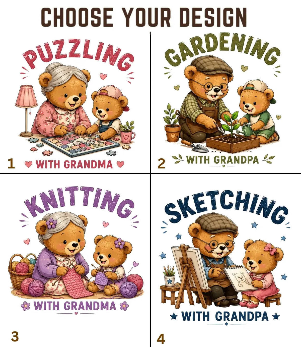 Grandpa & Grandma's Favorite Kid Co-ord Set Swiftsoul
