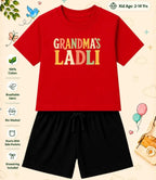 Grandpa & Grandma's Favorite  Kid  Co-ord Set Swiftsoul