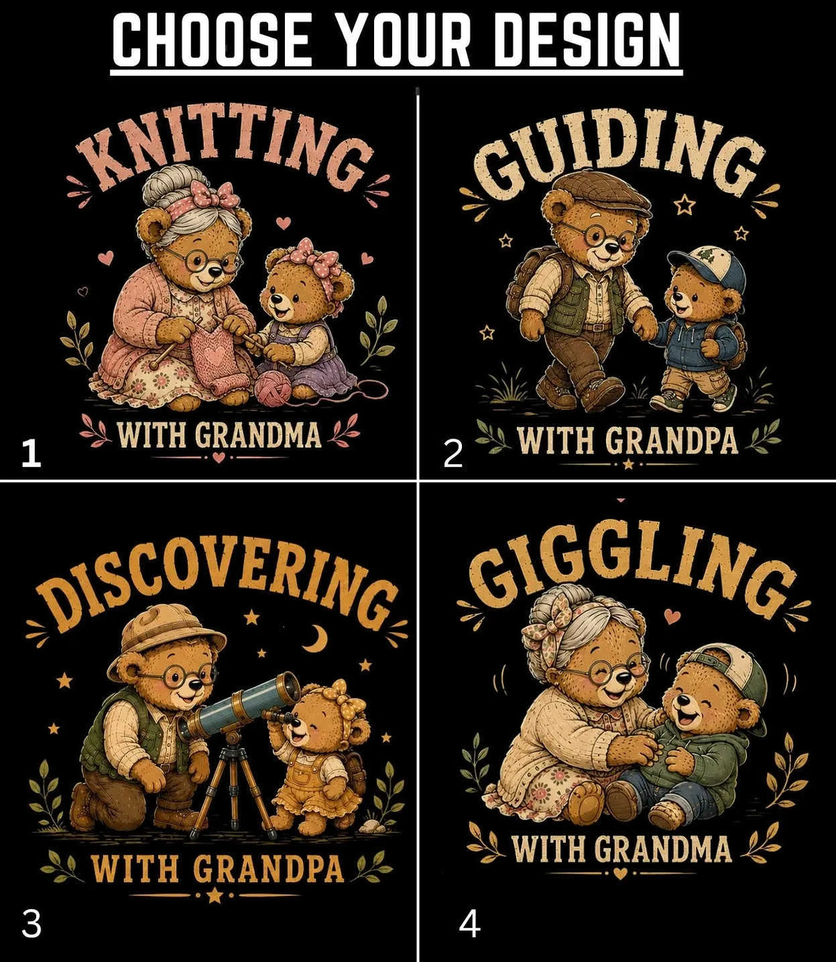 Grandpa & Grandma's Favorite Kid Cotton Tee Swiftsoul