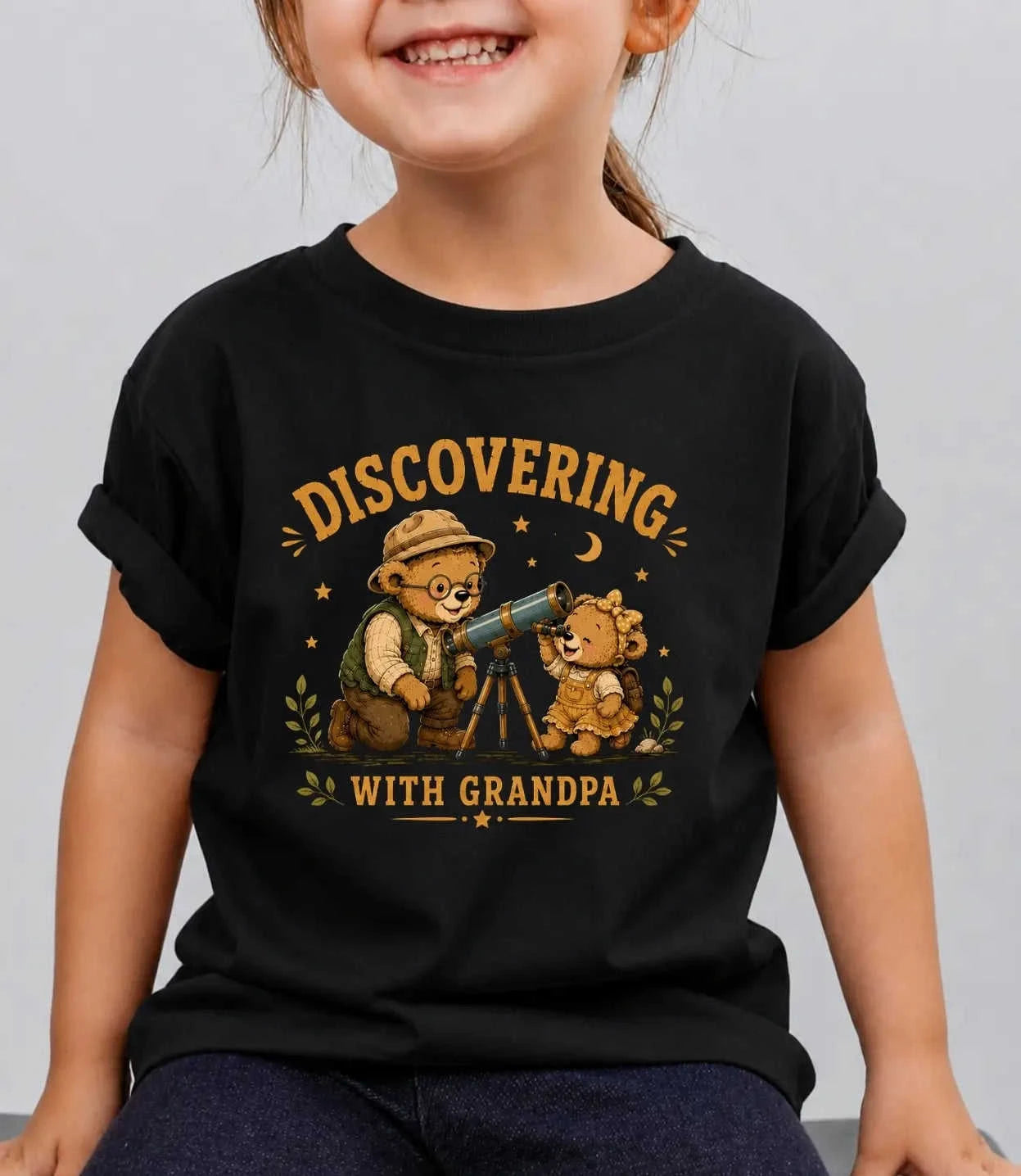 Grandpa & Grandma's Favorite Kid Cotton Tee Swiftsoul