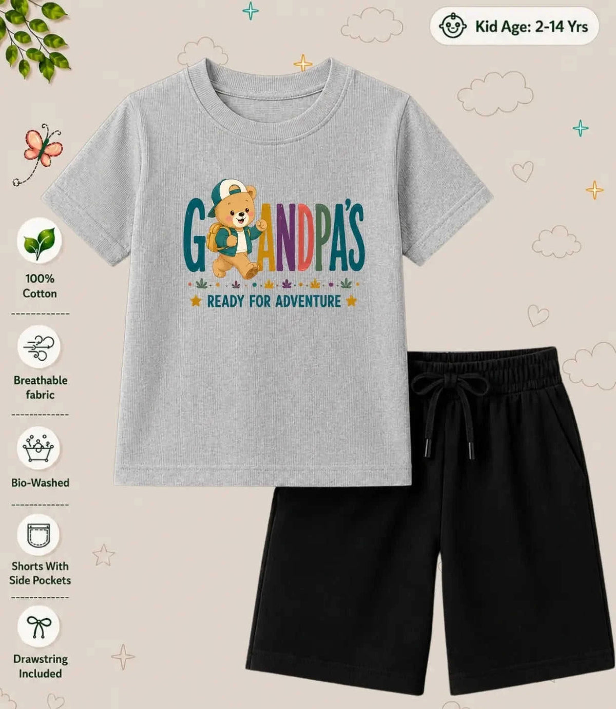 Grandpa & Grandma's Special One Kid Co-ord Set Swiftsoul