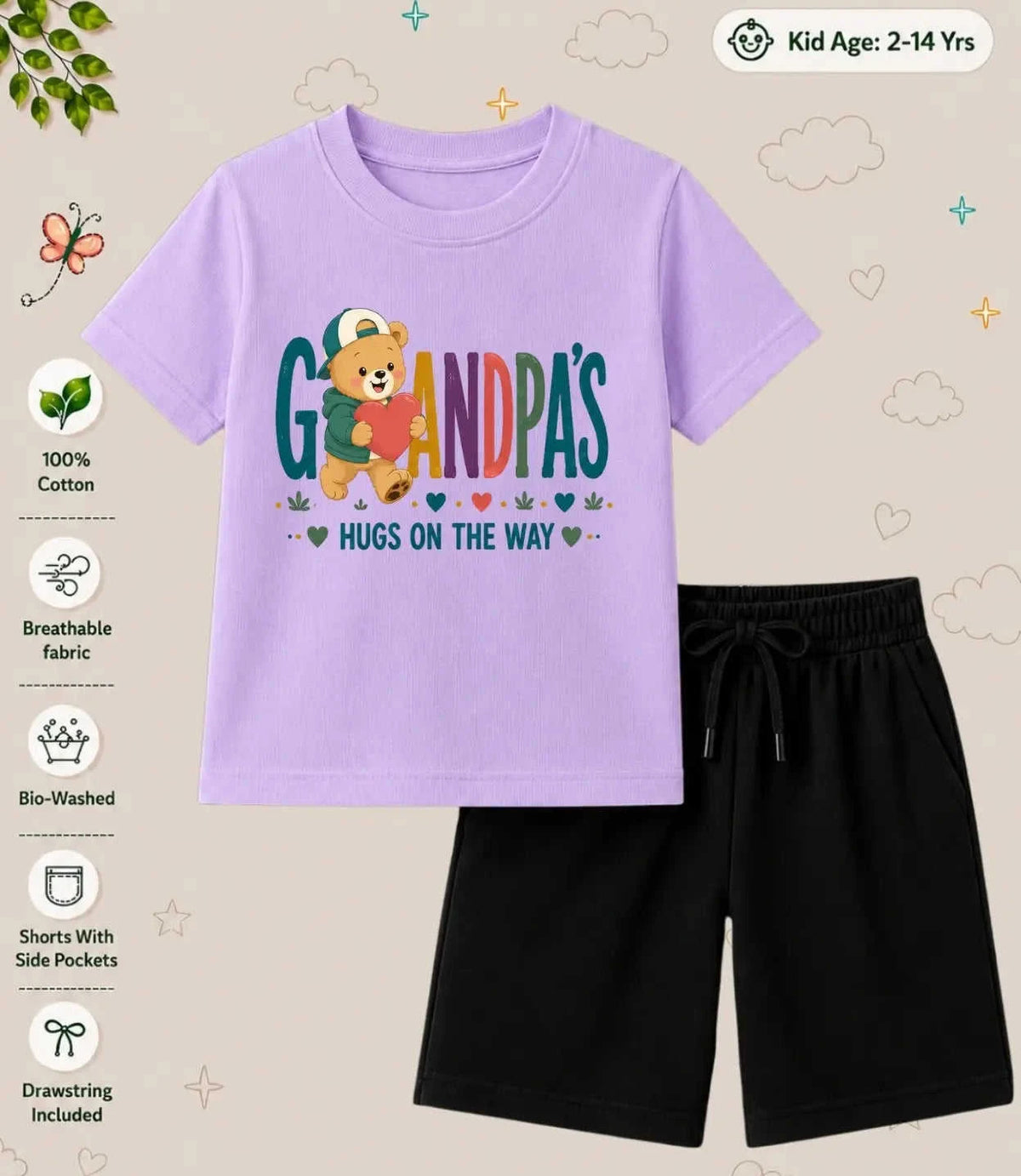 Grandpa & Grandma's Special One Kid Co-ord Set Swiftsoul