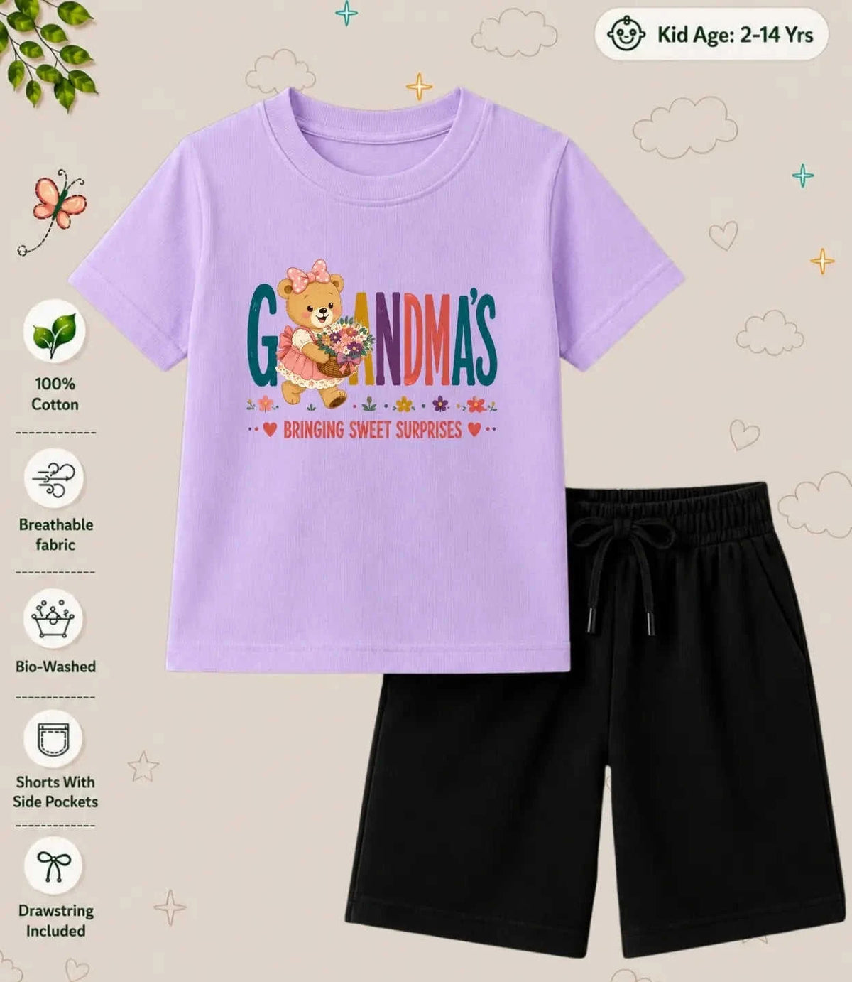 Grandpa & Grandma's Special One Kid Co-ord Set Swiftsoul
