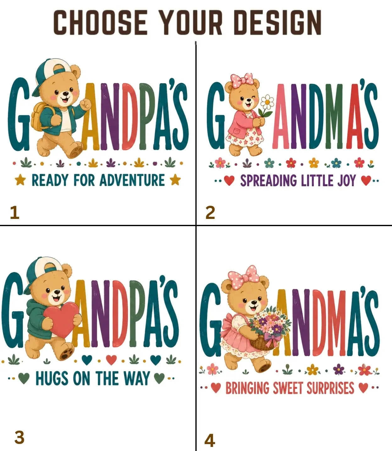 Grandpa & Grandma's Special One Kid Co-ord Set Swiftsoul