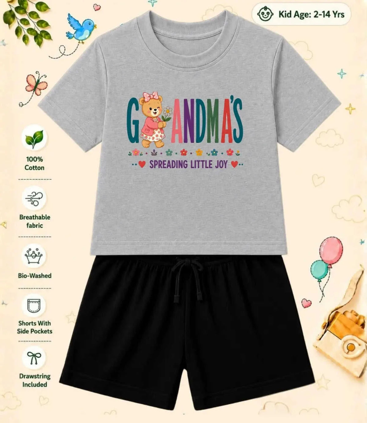 Grandpa & Grandma's Special One Kid Co-ord Set Swiftsoul
