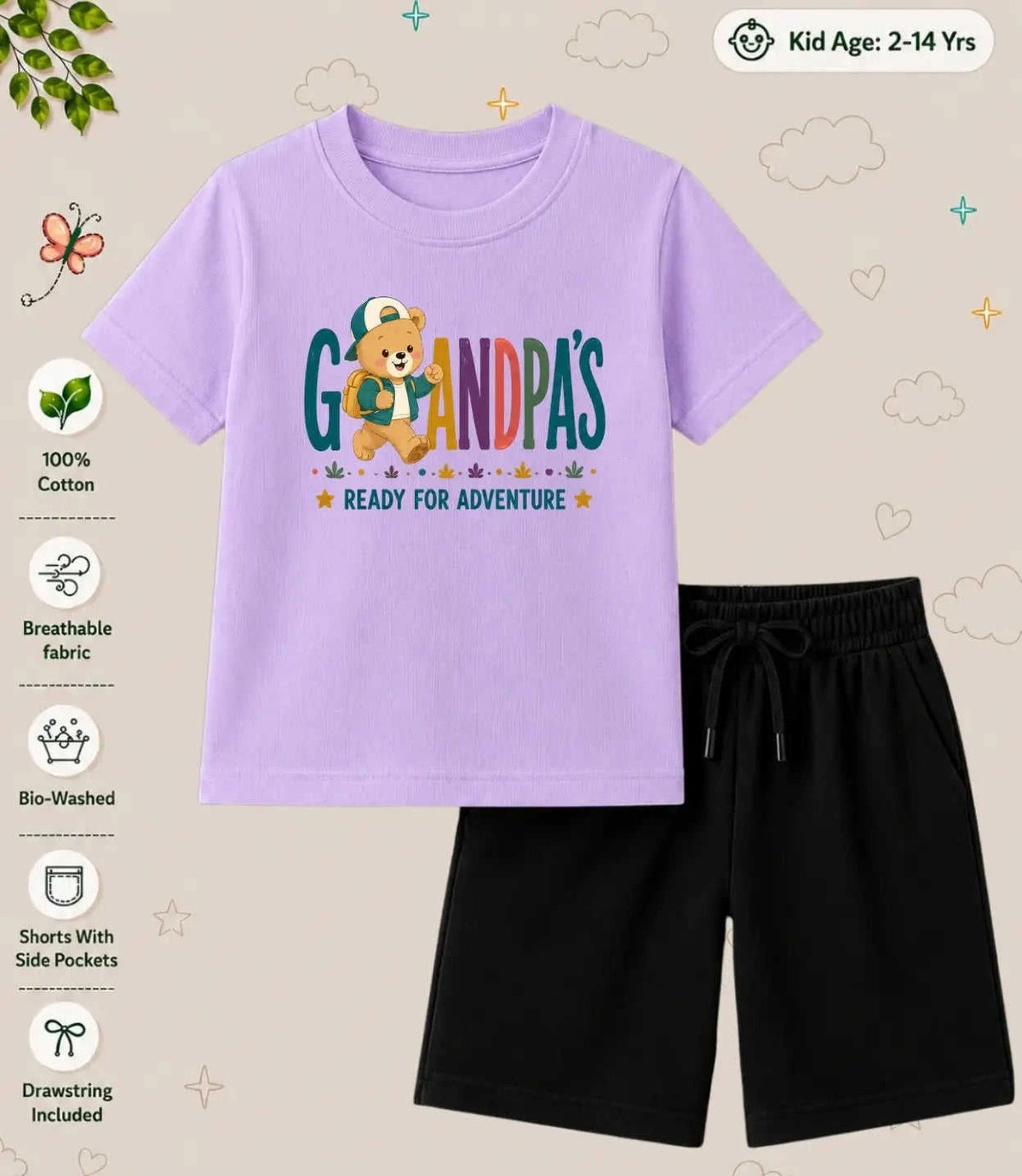 Grandpa & Grandma's Special One Kid Co-ord Set Swiftsoul
