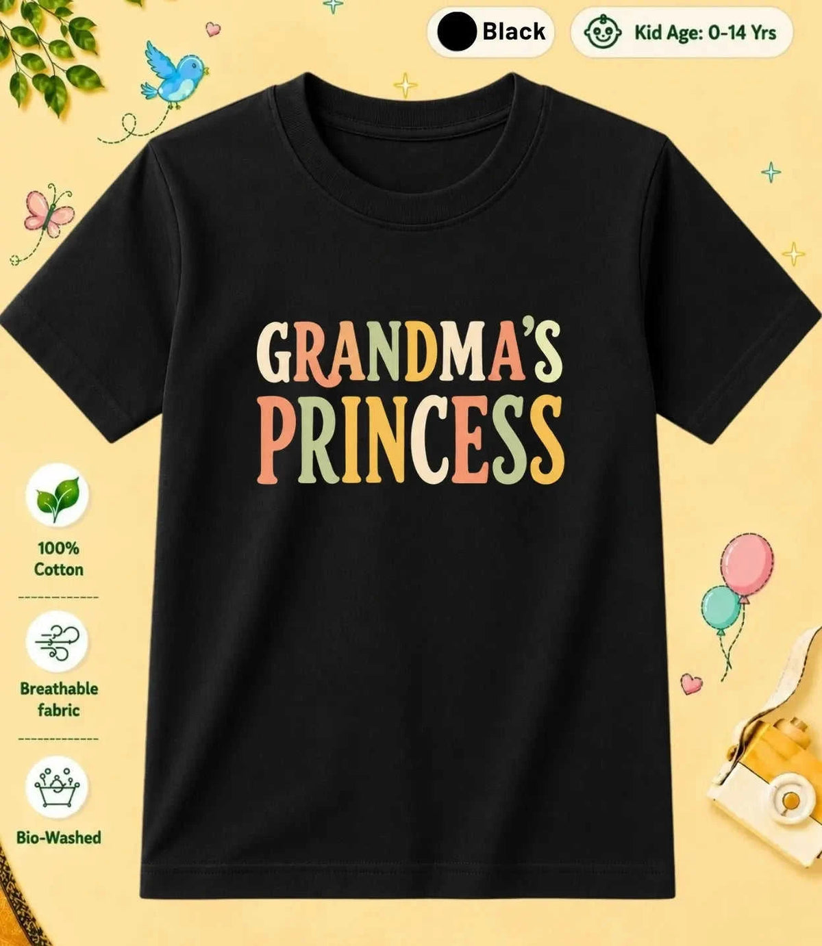 Grandpa & Grandma's Special One Kid Cotton Tee Swiftsoul