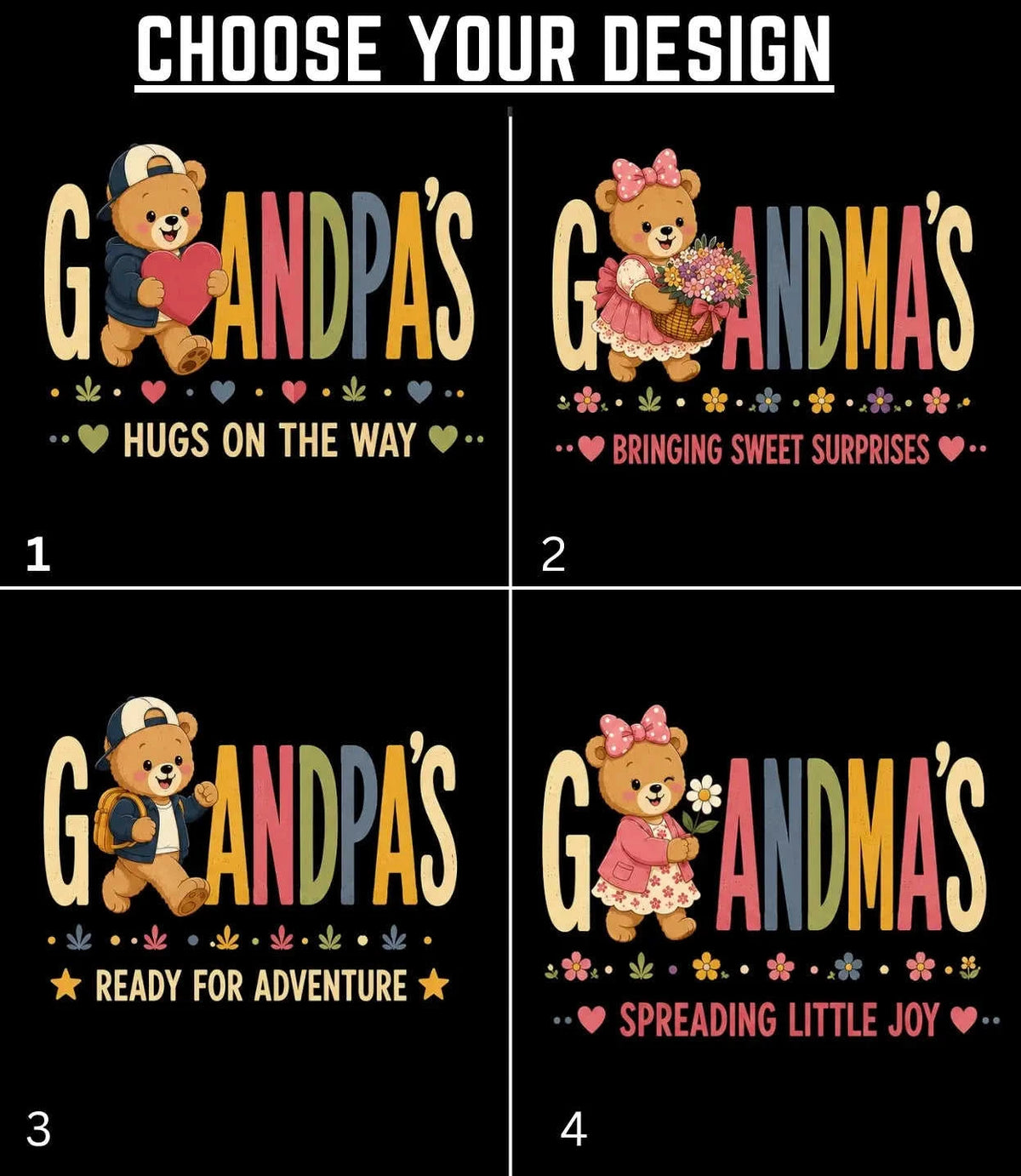 Grandpa & Grandma's World Kid Cotton Tee Swiftsoul