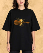 Guitar Relaxation Music Cotton T-Shirt Billien LLC 