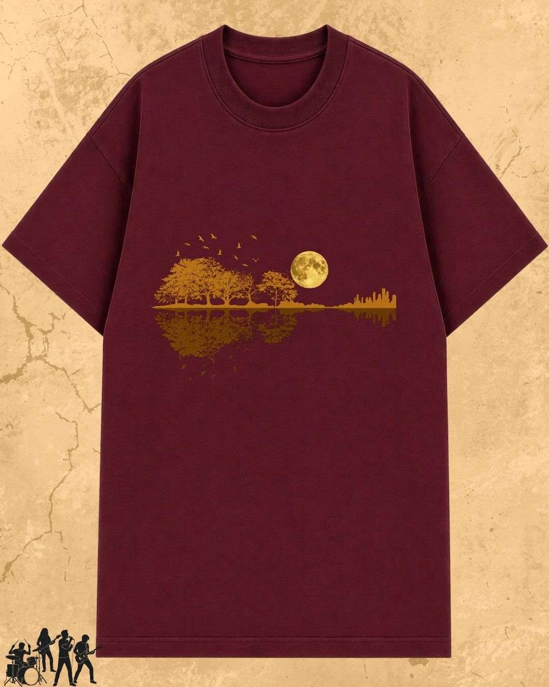 Guitar Relaxation Music Cotton T-Shirt Billien LLC 