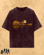 Guitar Relaxation Music Cotton T-Shirt Billien LLC 