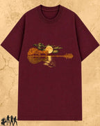 Guitar Relaxation Music Cotton T-Shirt Billien LLC 