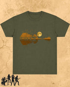 Guitar Relaxation Music Cotton T-Shirt Billien LLC 