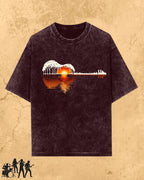 Guitar Relaxation Music Cotton T-Shirt Billien LLC 