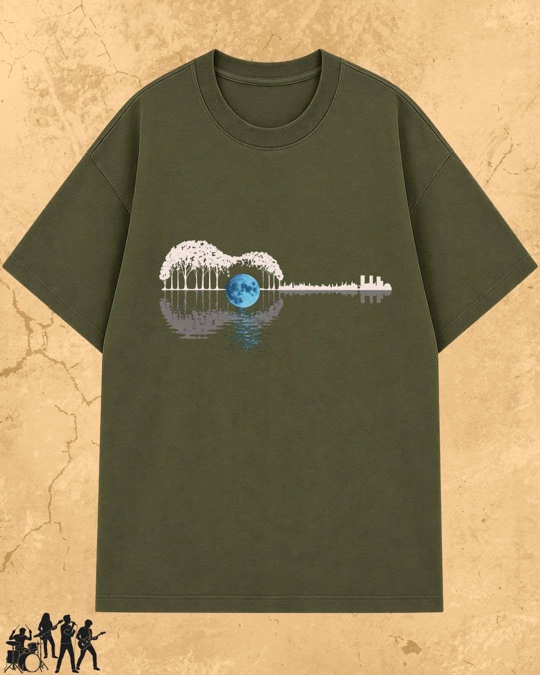 Guitar Relaxation Music Cotton T-Shirt Billien LLC 