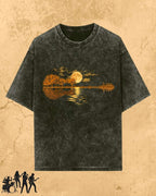 Guitar Relaxation Music Cotton T-Shirt Billien LLC 