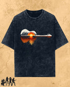 Guitar Relaxation Music Cotton T-Shirt Billien LLC 