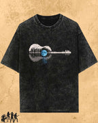 Guitar Relaxation Music Cotton T-Shirt Billien LLC 