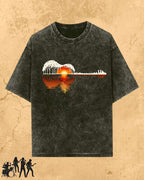 Guitar Relaxation Music Cotton T-Shirt Billien LLC 