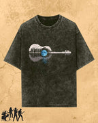 Guitar Relaxation Music Cotton T-Shirt Billien LLC 