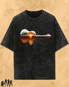 Guitar Relaxation Music Cotton T-Shirt Billien LLC 