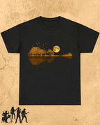 Guitar Relaxation Music Cotton T-Shirt Billien LLC 