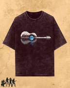 Guitar Relaxation Music Cotton T-Shirt Billien LLC 