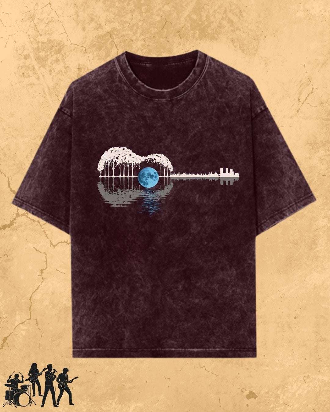 Guitar Relaxation Music Cotton T-Shirt Billien LLC 